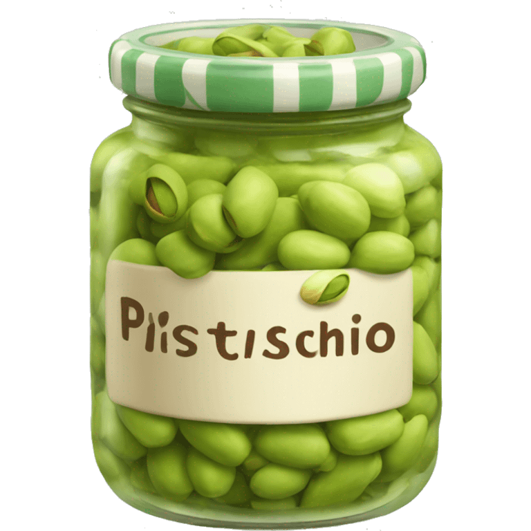 a single jar of pistachio paste emoji