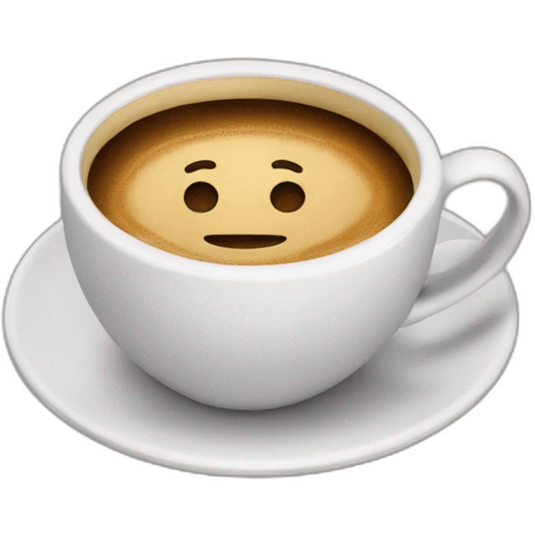 a cup of coffee is walking emoji