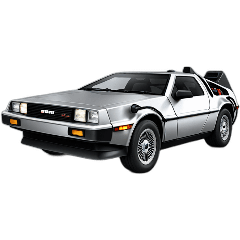 delorean dmc 12 emoji