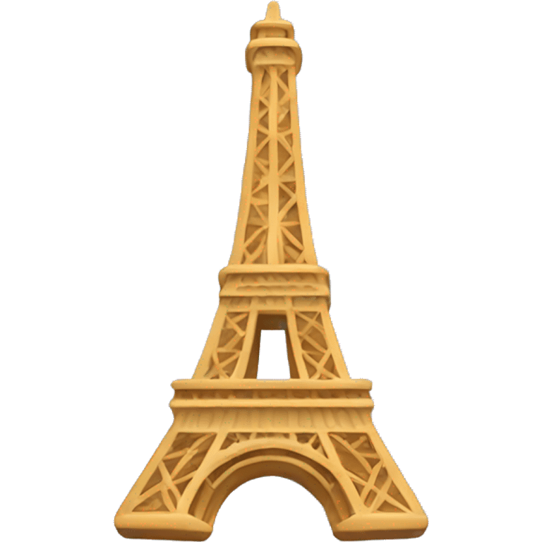 eiffel tower holding a croissant emoji