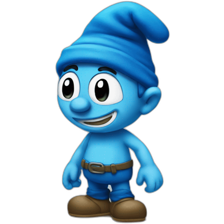 Smurf  emoji