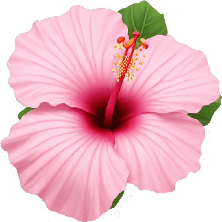 light pink hibiscus emoji