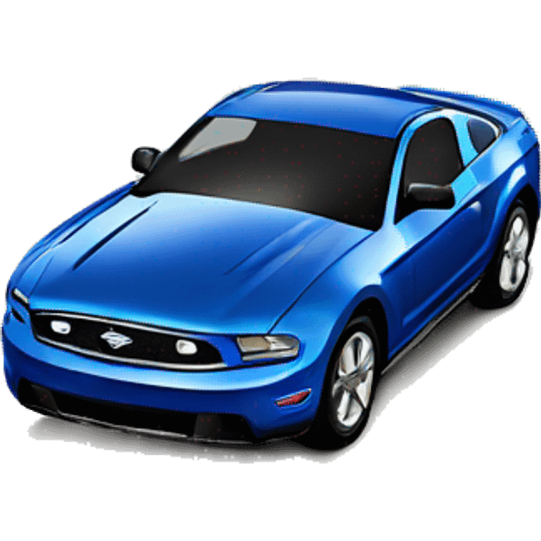 2012 ford mustang Kona blue emoji