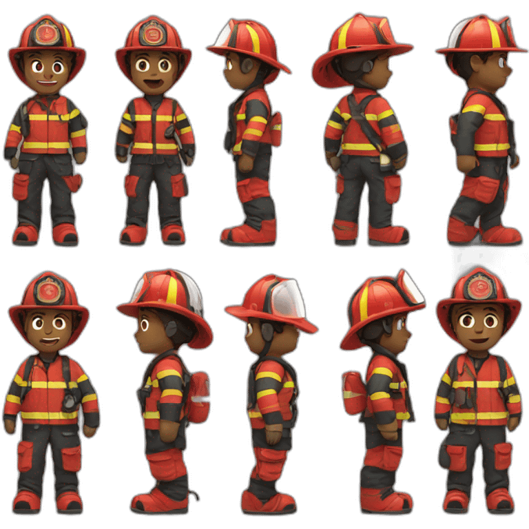 firefighter full equipment emoji