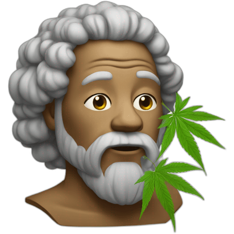 god smoking weed emoji