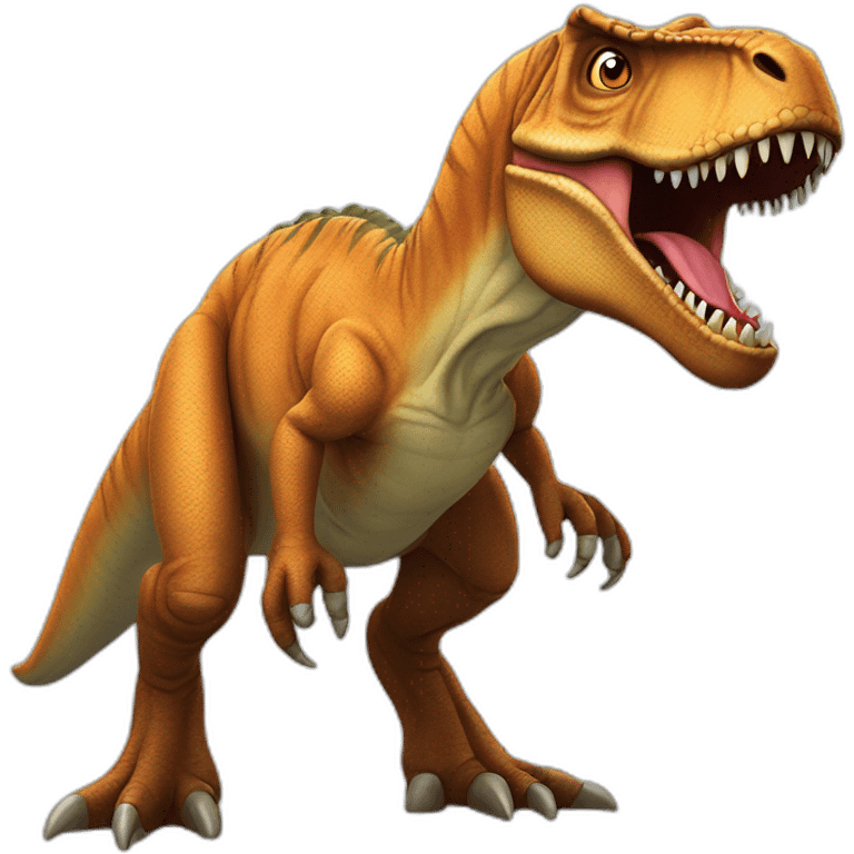 T_rex dansing emoji