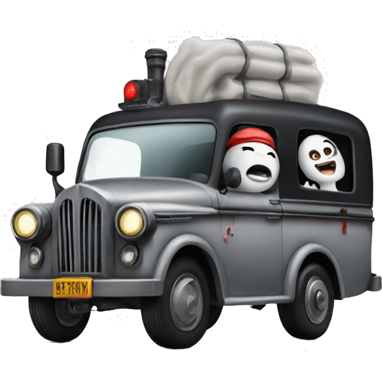 Wednesday Addams 4 story haunted dream house ghost buster truck  emoji