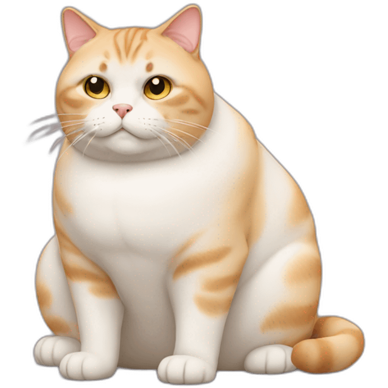 very fat cat emoji