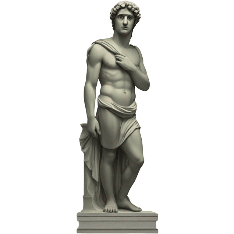 Ancient Greek statue of David emoji