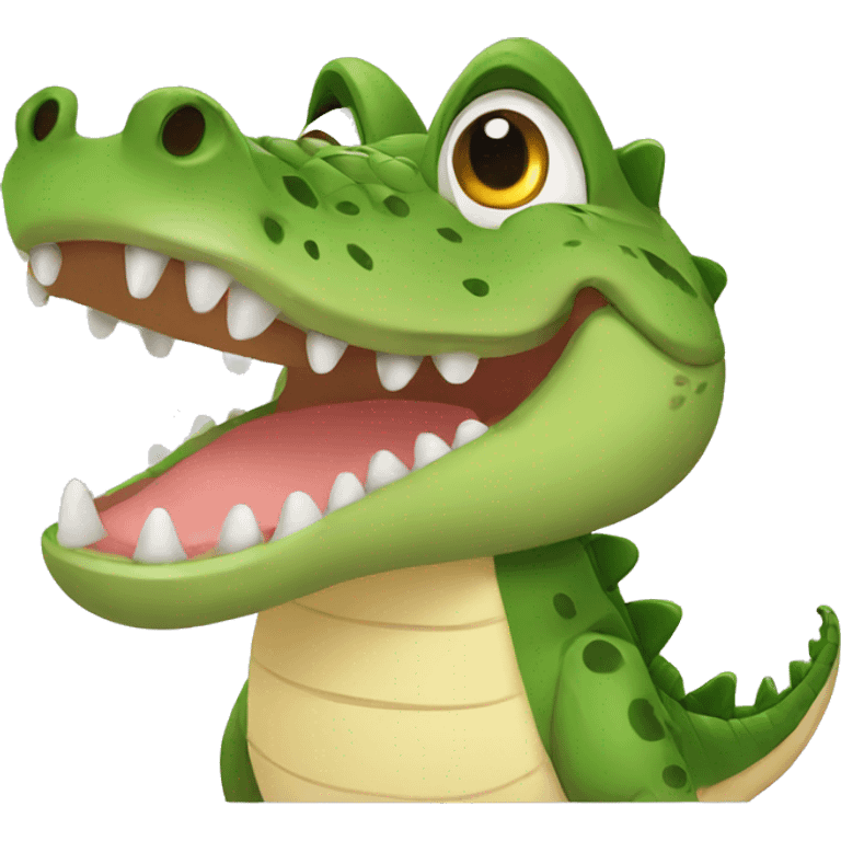 crocodile cute emoji