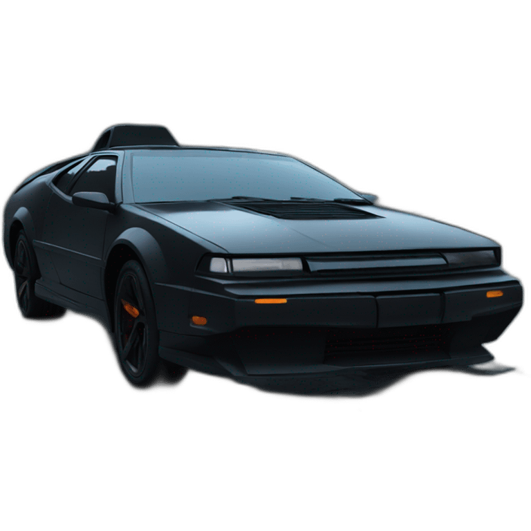 black cyberpunk car emoji