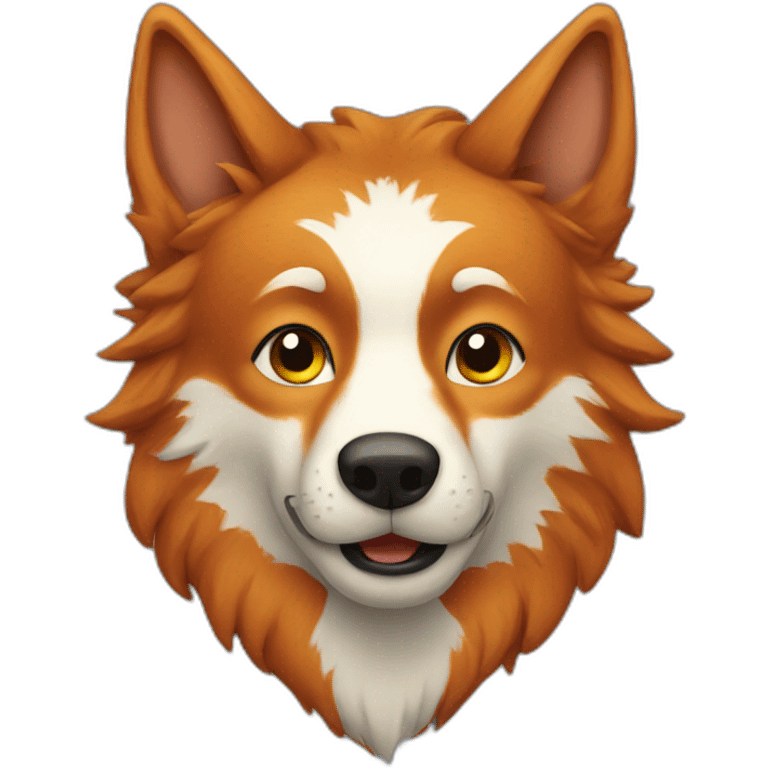 ginger wolf emoji