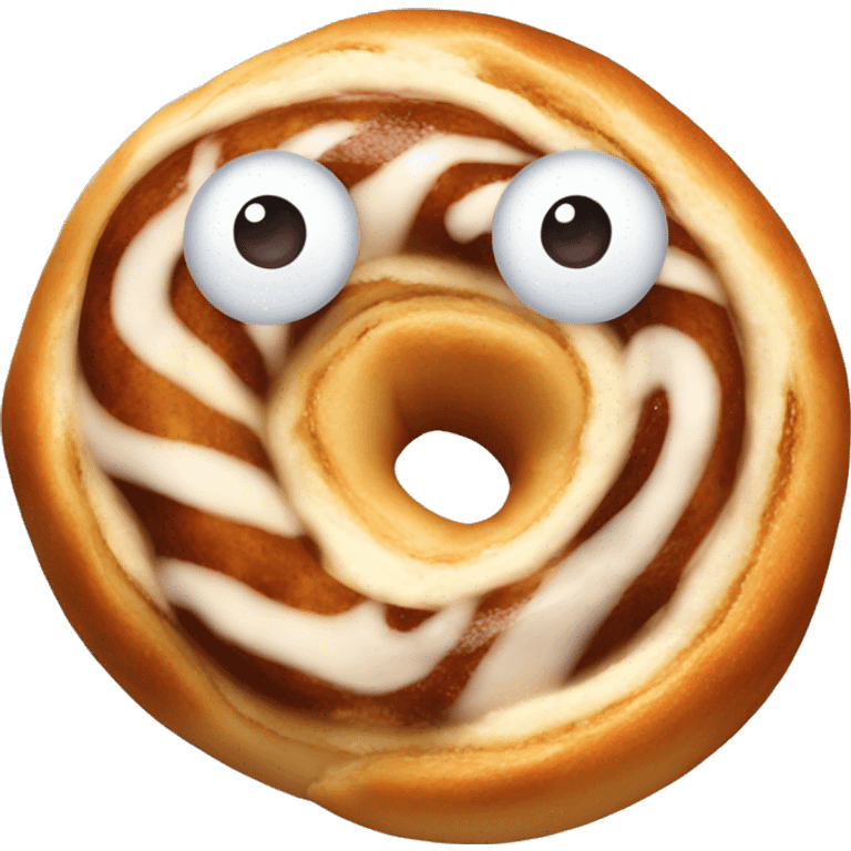 Large cinnamon roll emoji