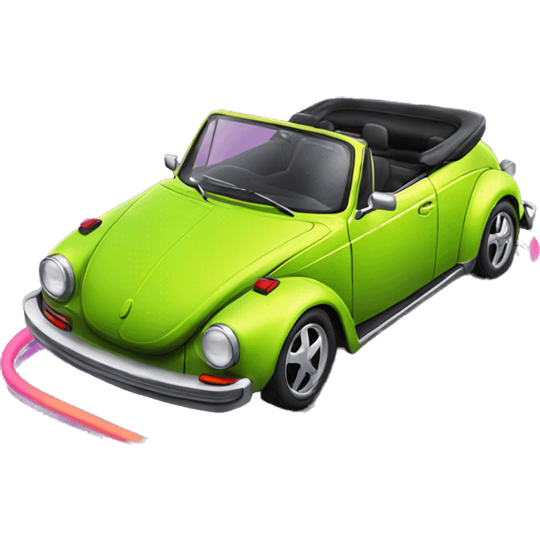 neon vw convertible emoji