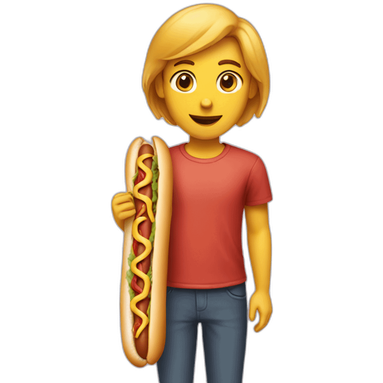 Hot dog lover emoji