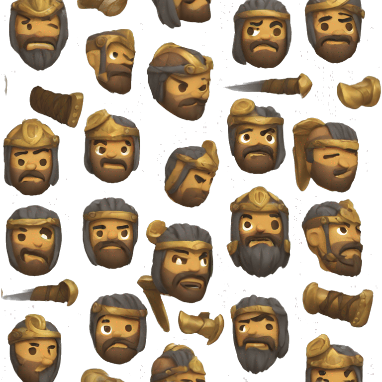 gladiator with a beard emoji