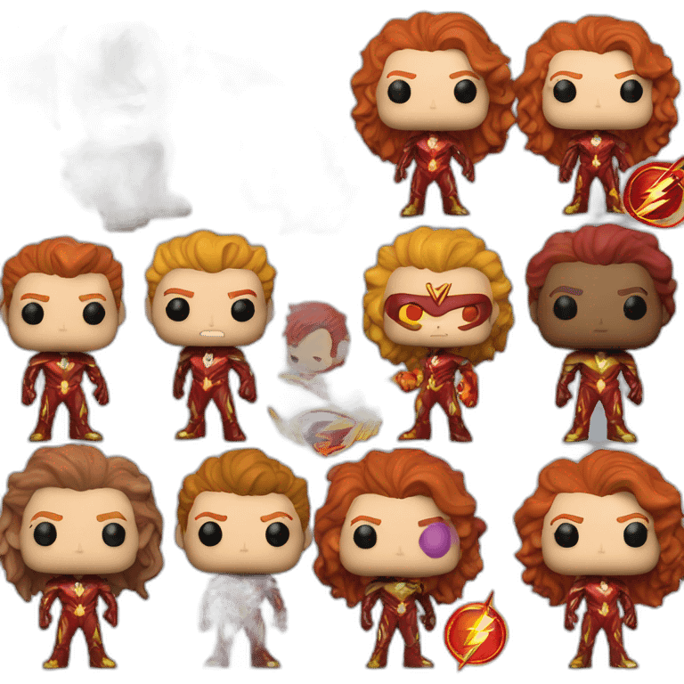 ginger wally west the flash funko pop emoji