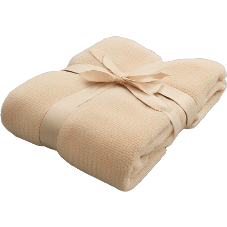 Bundle blanket beige emoji