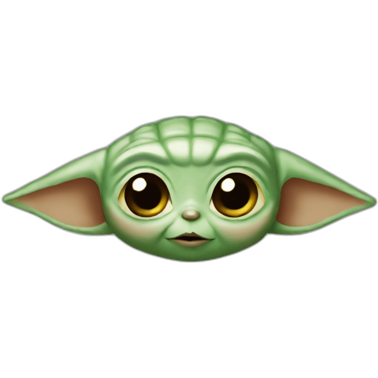 Head baby yoda emoji