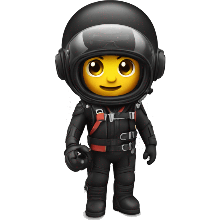 Harley motorcycle rider scuba diver emoji