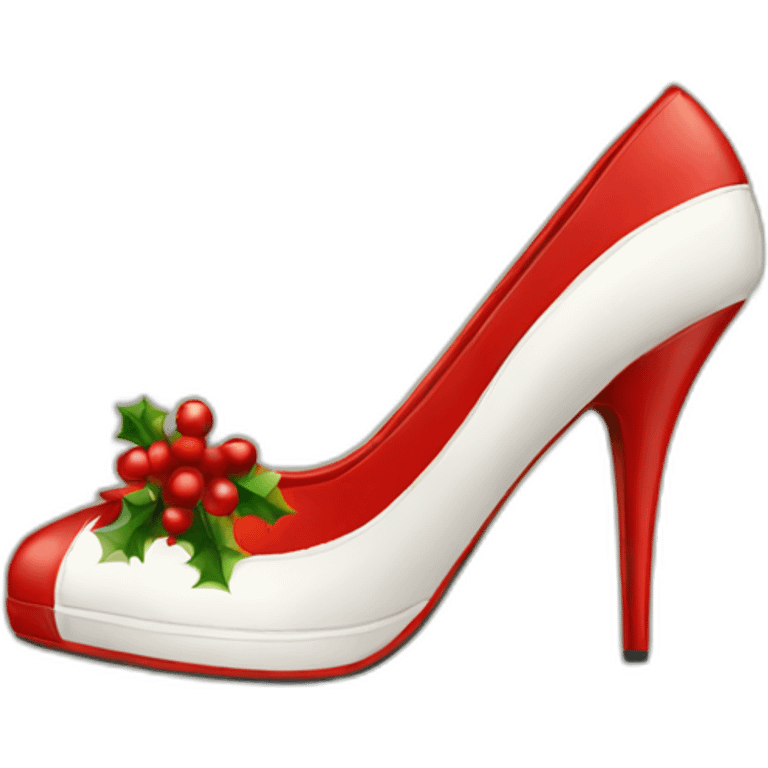 chirstmas-high-heel-shoes emoji