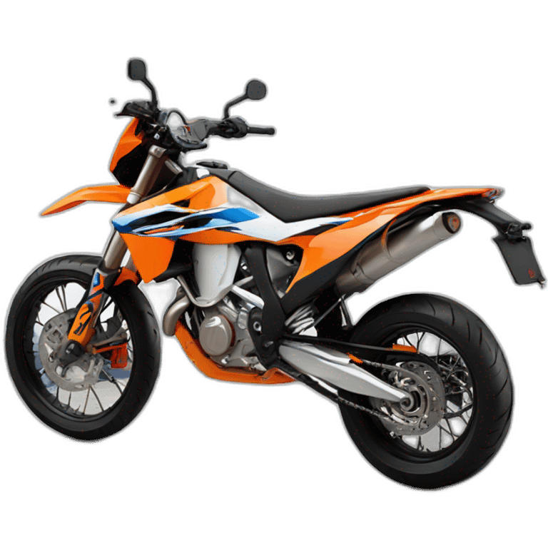 Supermoto ktm exc emoji