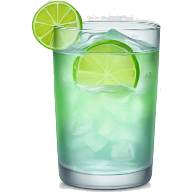 glass of lime water emoji