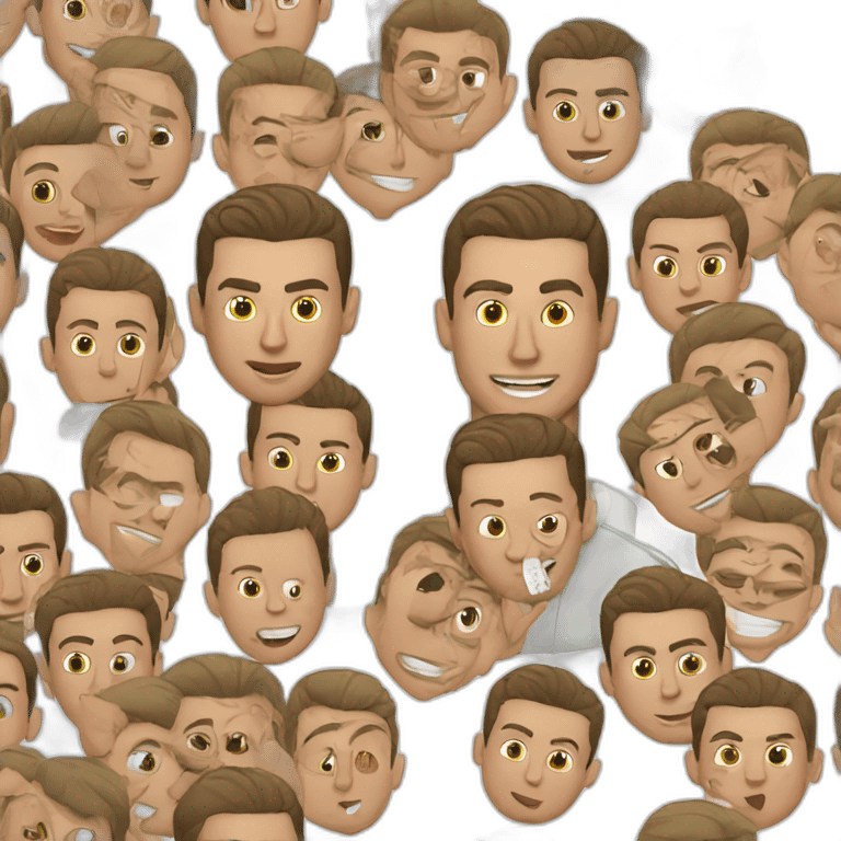 cristiano ronaldo doing siu emoji