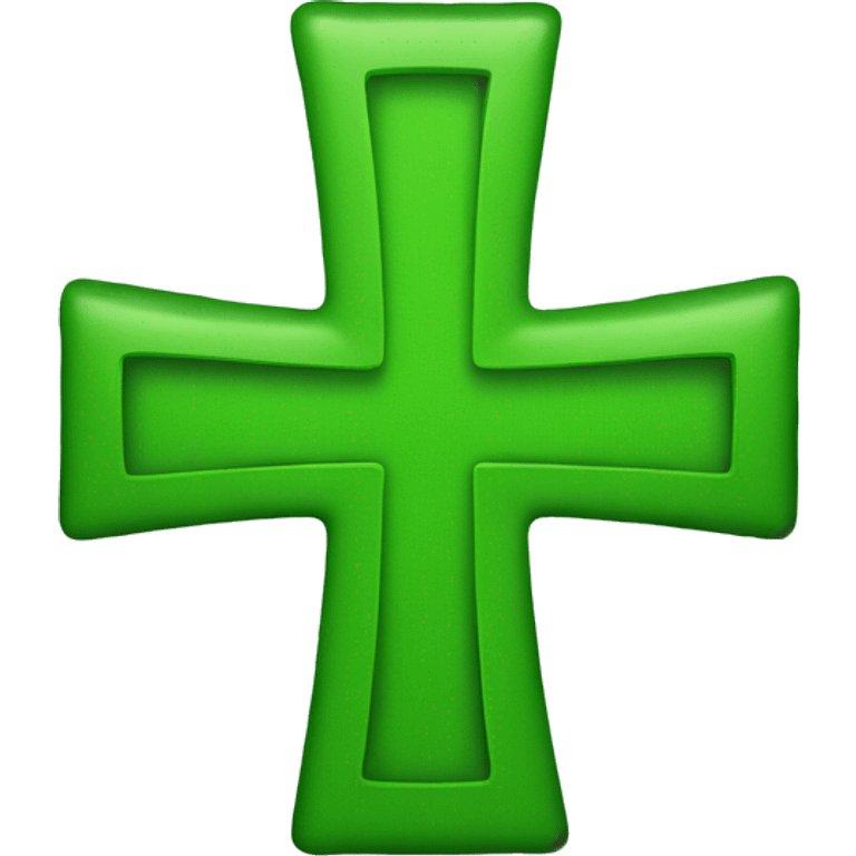 green cross emoji