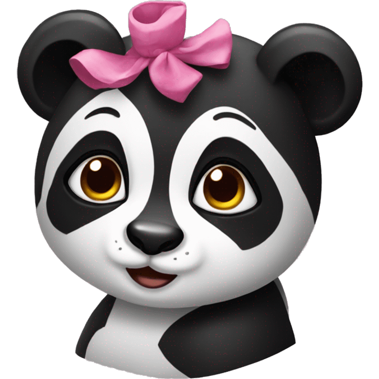 Coquette panda emoji