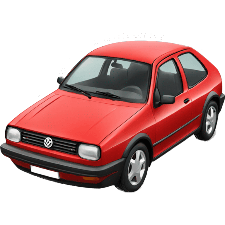 red mk4 volkswagen  emoji