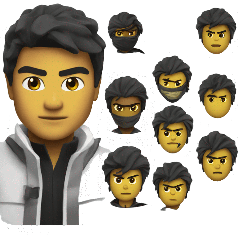 Professional ID photo of ninjago emoji