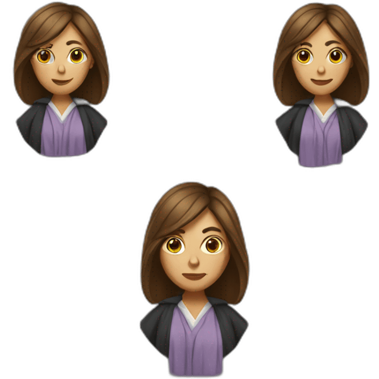 woman lawyer Wearing a robe emoji