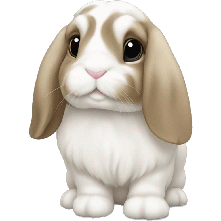 Holland lop bunny emoji