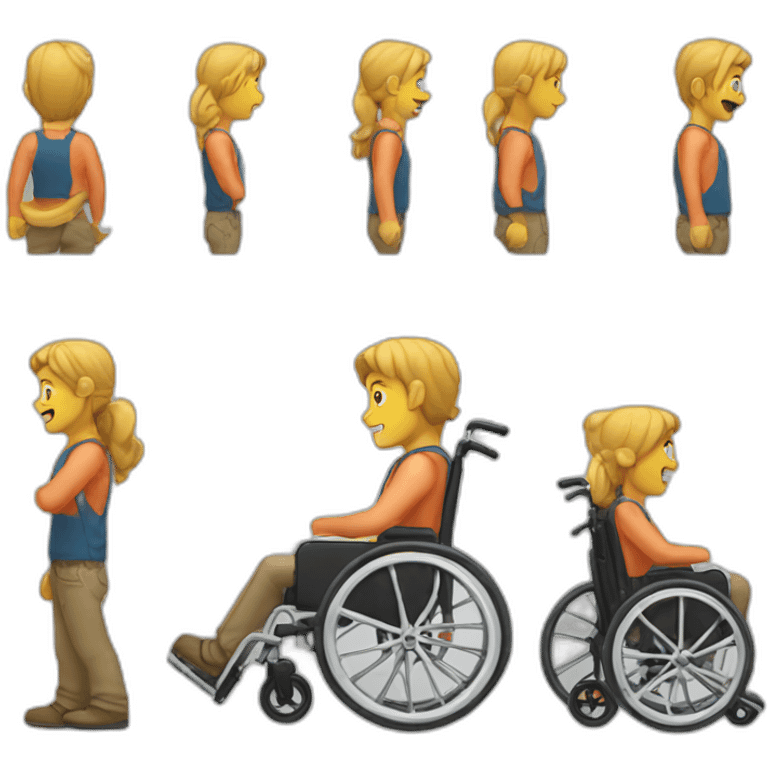 Wheelchair guy emoji