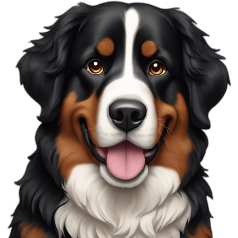 Bernese Mountain Dog emoji