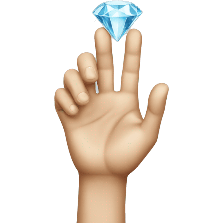 hands making diamond sign emoji