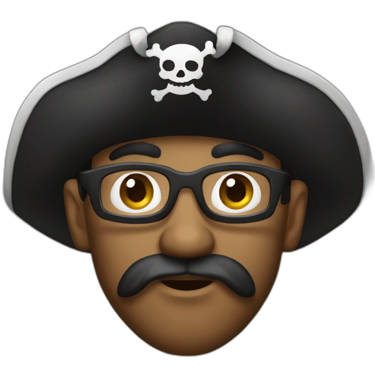 pirate web developer emoji