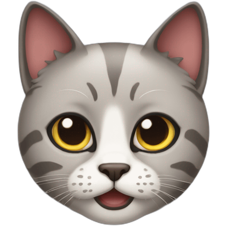 Fang cat emoji