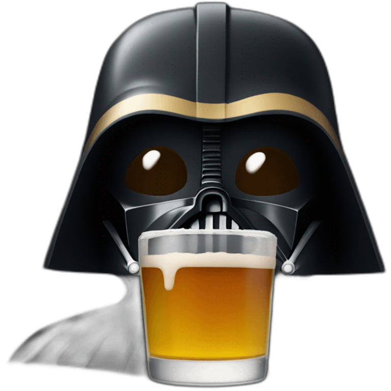 Dark vador embrasse ça biere emoji