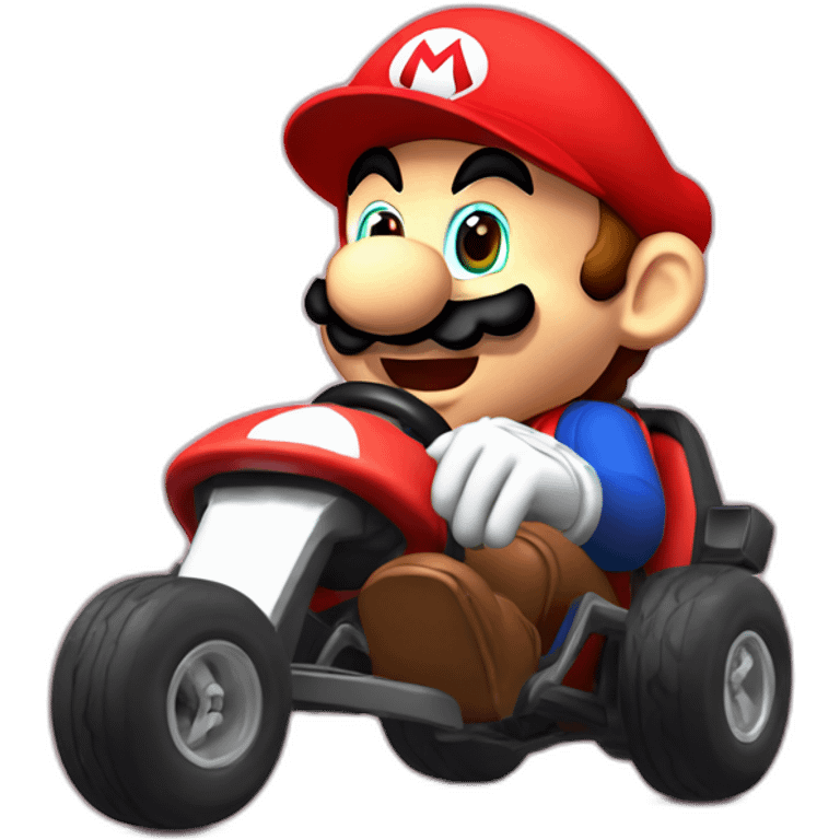 Handy wo ein Typ gerade Mario Kart drauf spielt emoji