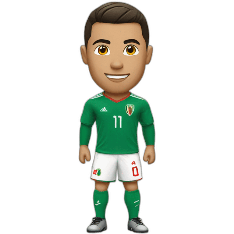 Ronaldo avec le maillot de l'algérie emoji