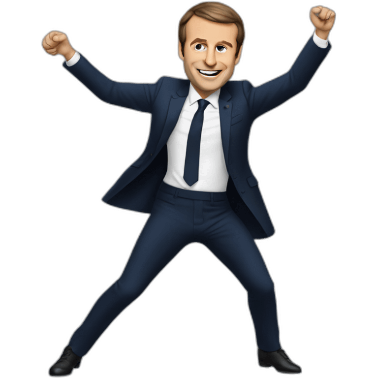 Macron qui dance emoji