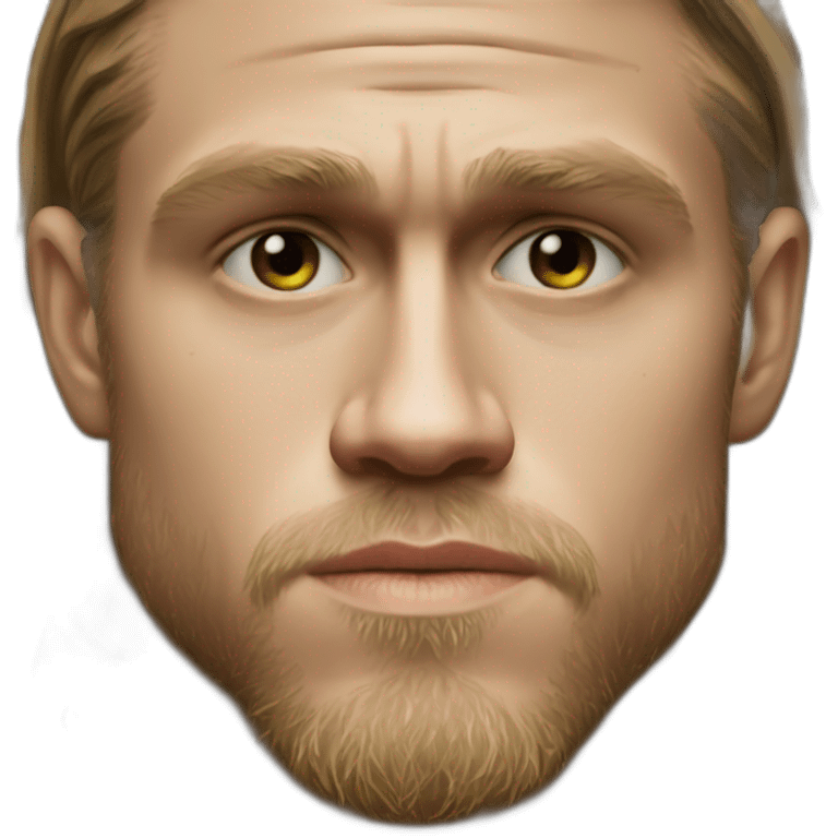 charlie hunnam serious emoji