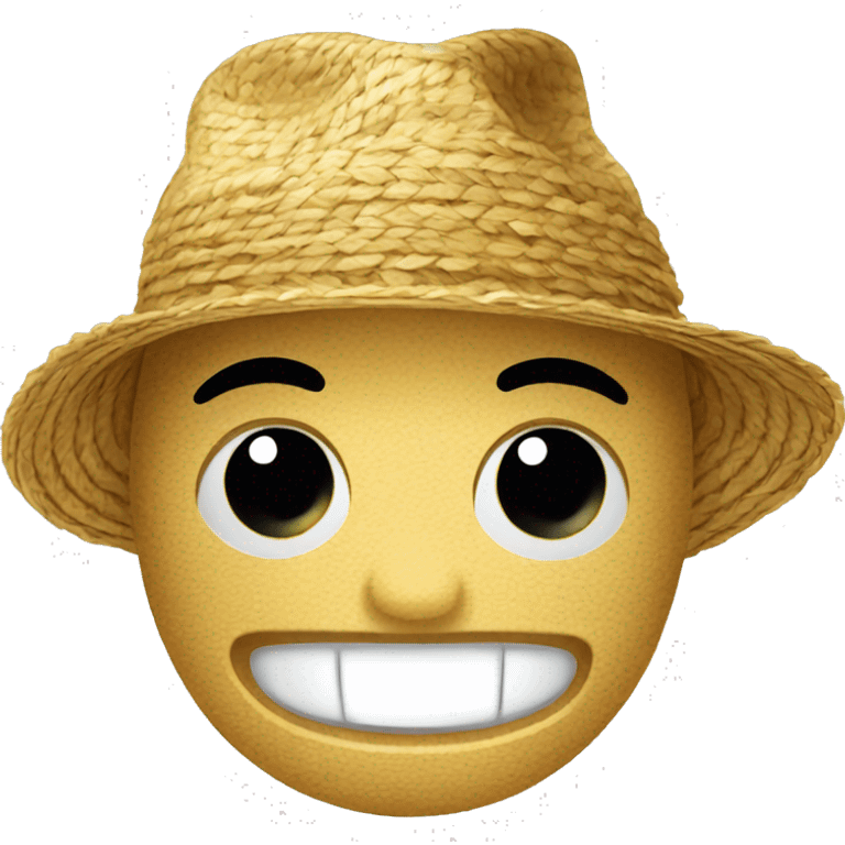 straw hat emoji