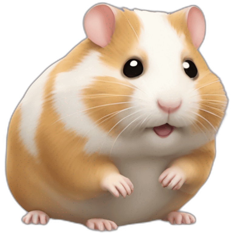 Hamster qui fait un clin d’œil emoji