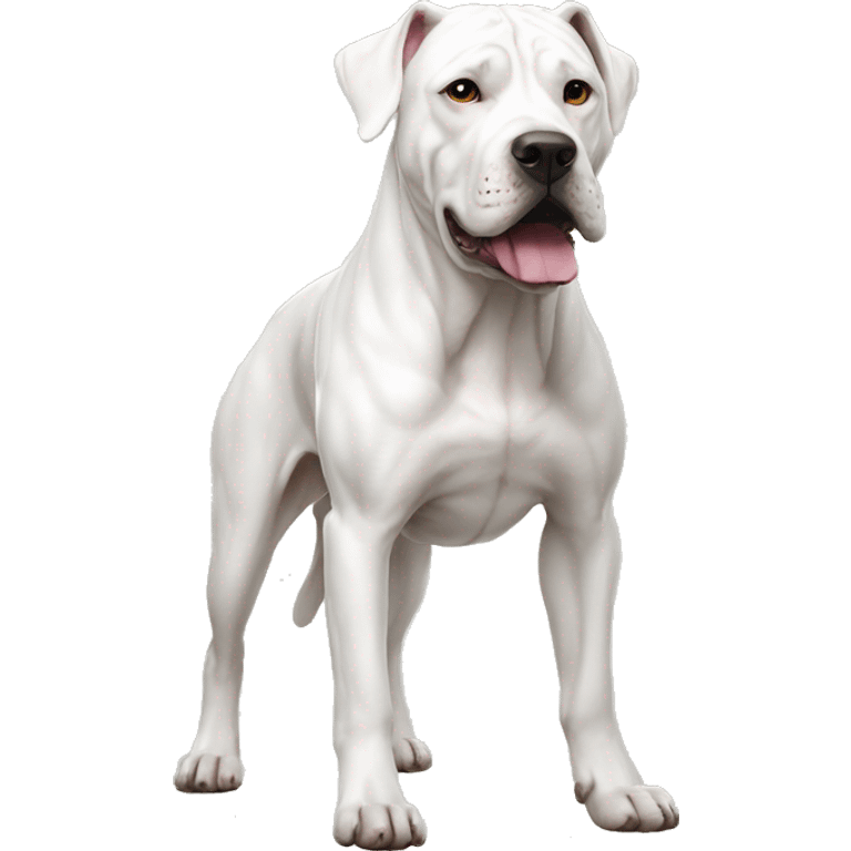 Dogo Argentino Dog Breed Full Body emoji