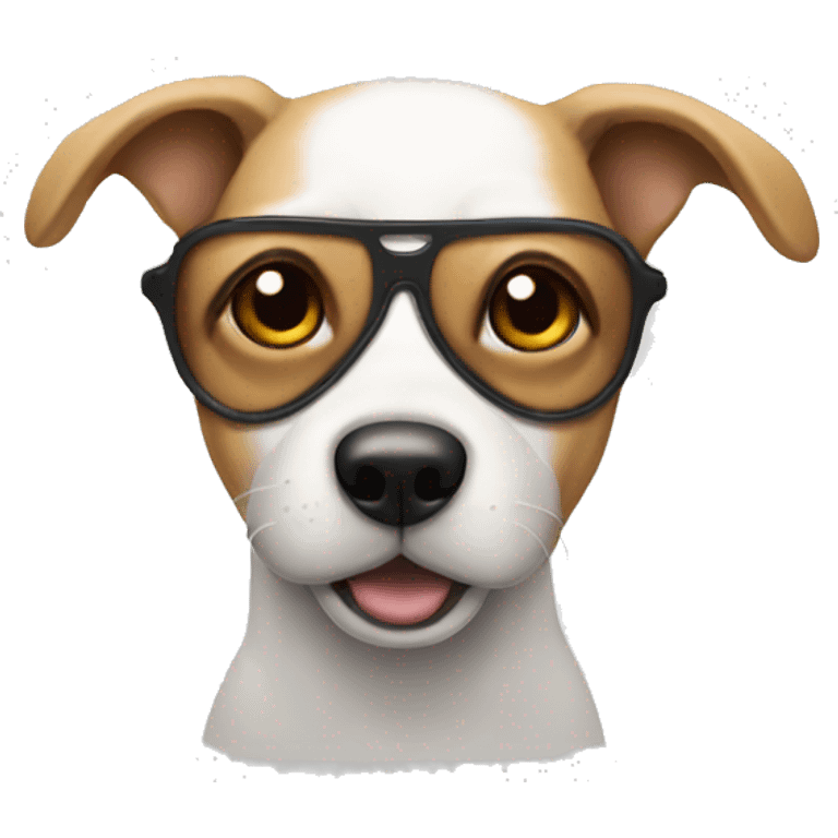 Dog with eyepatch emoji