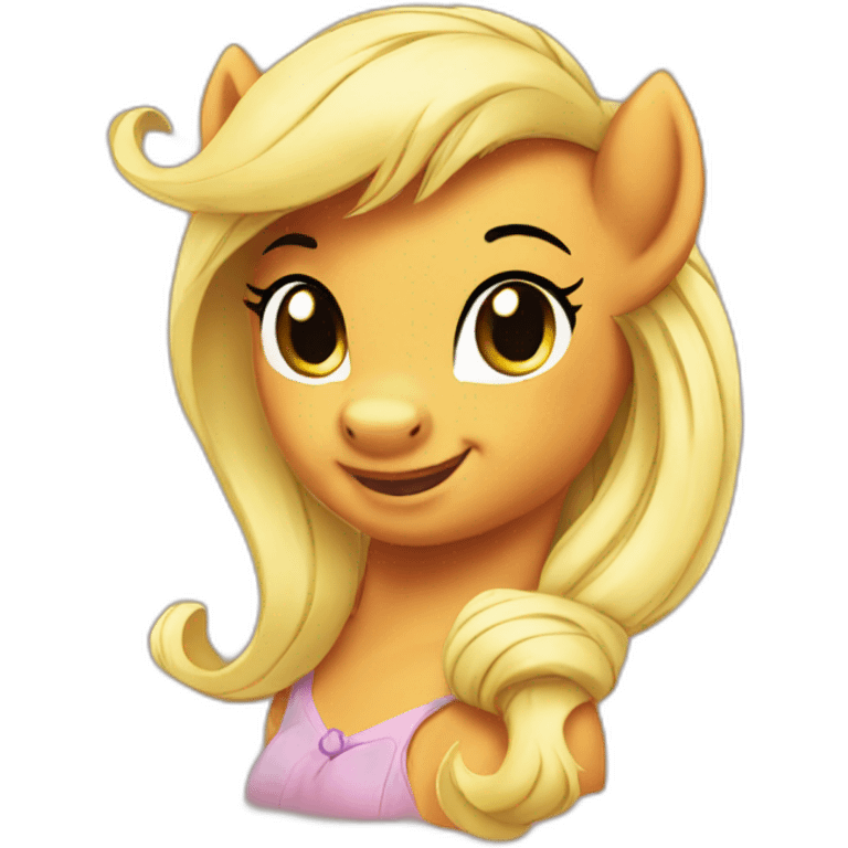 Applejack my little pony emoji