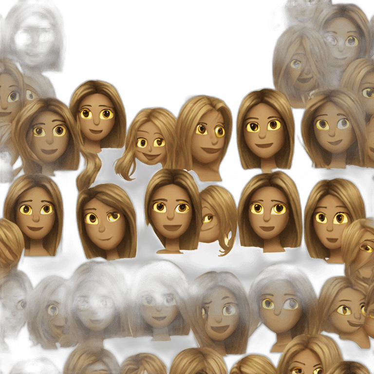 African jennifer aniston emoji